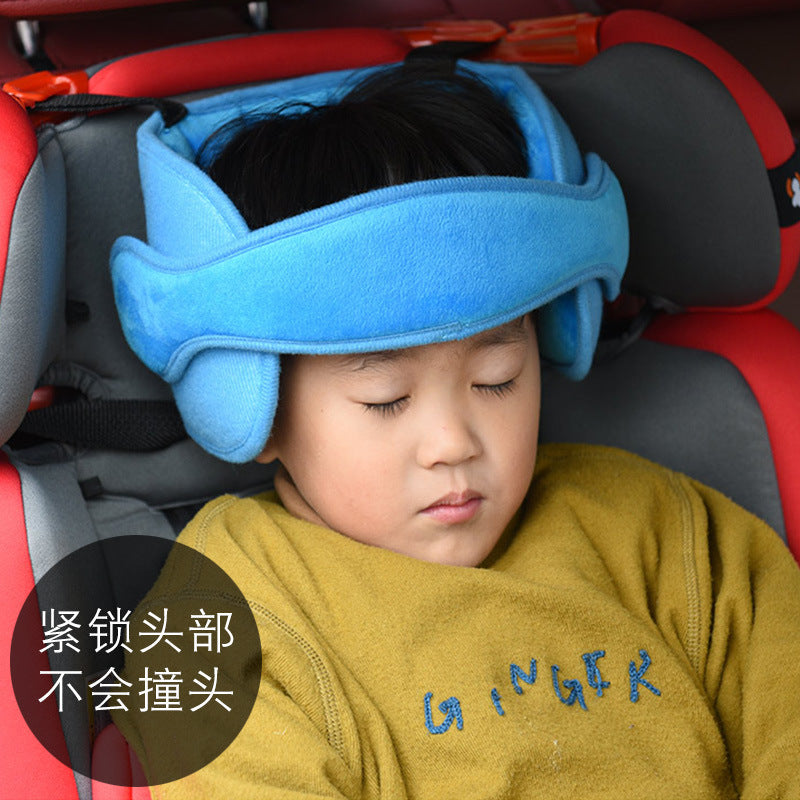 Children's head fixing belt, car safety seat, baby head support pillow, sleep aid belt protection pad