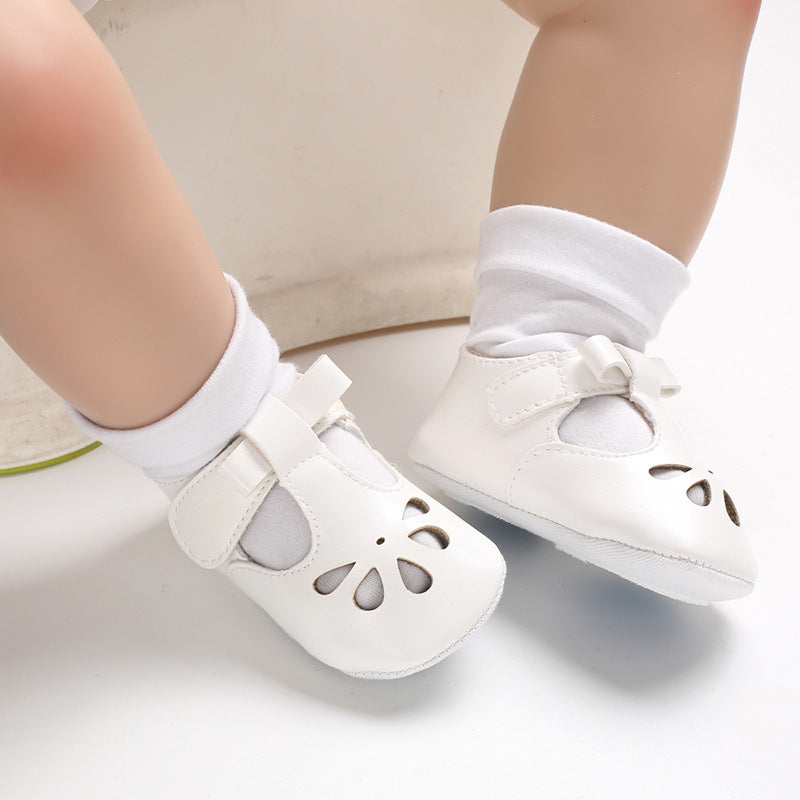 Baby shoes sandals summer models 0-1 year old female baby shoes Velcro composite bottom non-slip toddler shoes