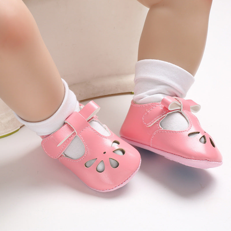 Baby shoes sandals summer models 0-1 year old female baby shoes Velcro composite bottom non-slip toddler shoes