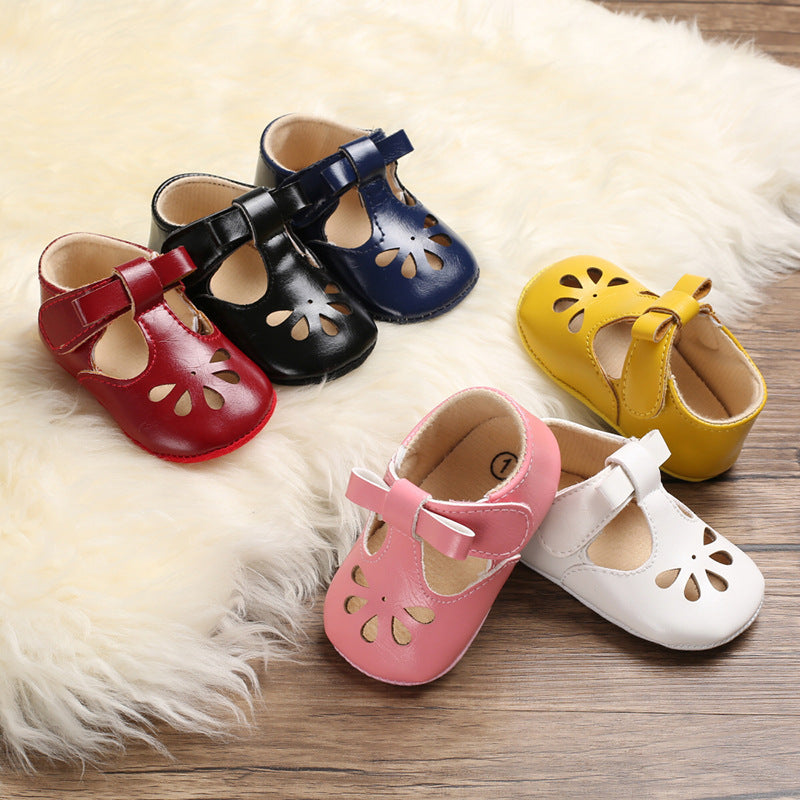Baby shoes sandals summer models 0-1 year old female baby shoes Velcro composite bottom non-slip toddler shoes