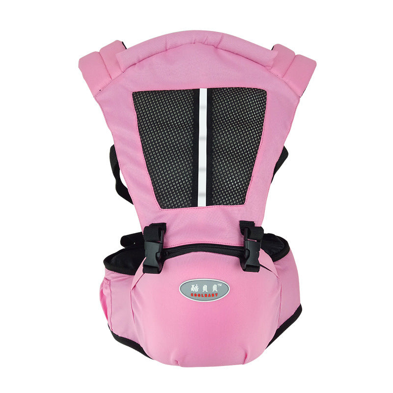 Cool Baby Four Seasons Multifunctional Breathable Double Shoulder Baby Carrier Baby Waist Stool Wholesale Maternal and Infant Products Factory Direct Sales