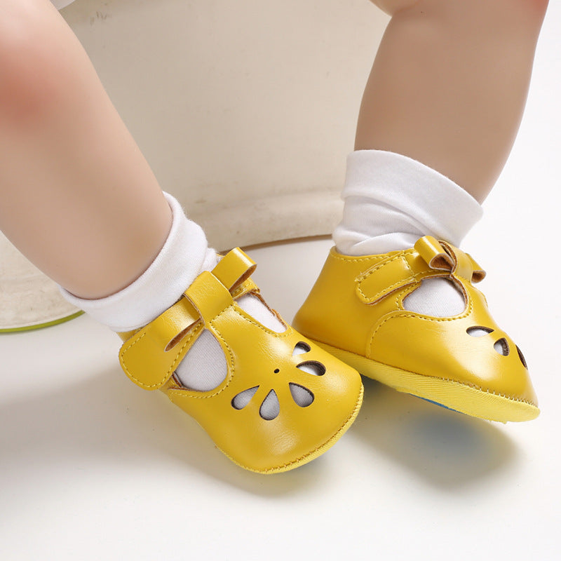 Baby shoes sandals summer models 0-1 year old female baby shoes Velcro composite bottom non-slip toddler shoes