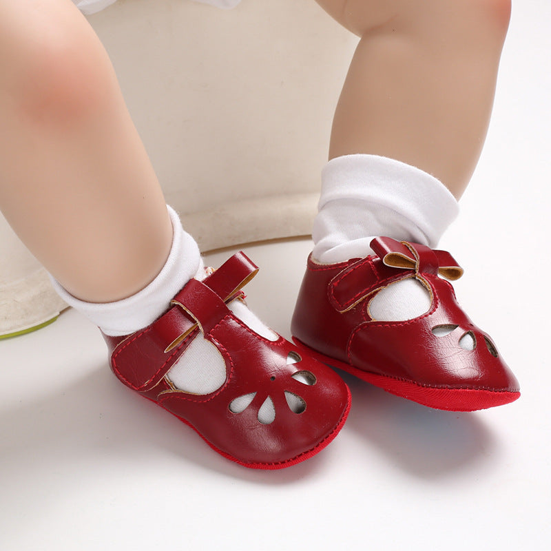 Baby shoes sandals summer models 0-1 year old female baby shoes Velcro composite bottom non-slip toddler shoes