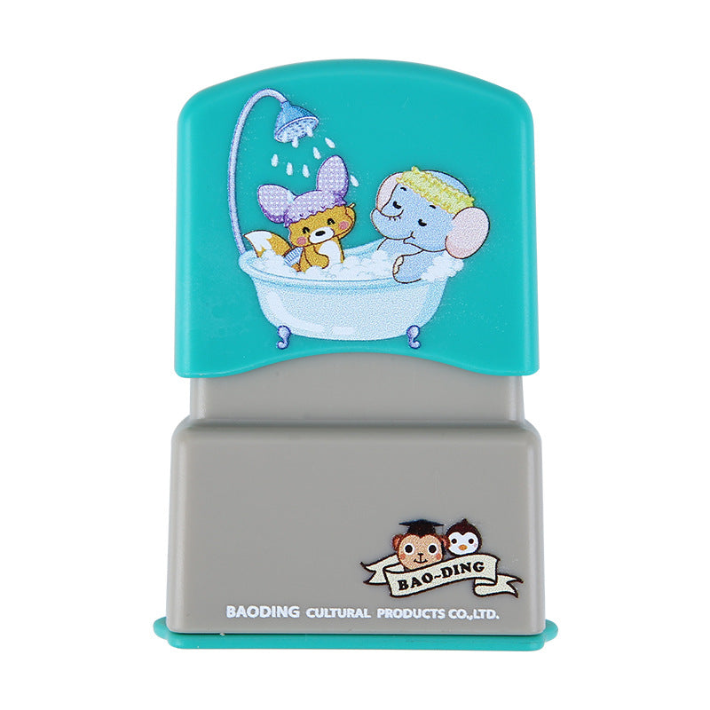 Children's clothing stamp material cartoon name stamp cute pet photosensitive children's cute name clothes signature stamp