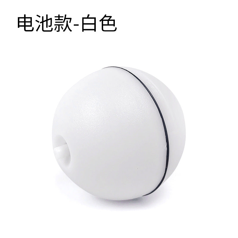 Pet electric cat toy LED infrared funny cat stick feather cat self-hi automatically funny cat ball USB rechargeable