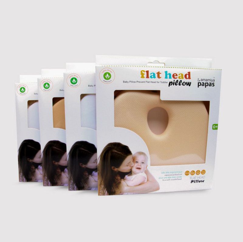 Children's pillow memory foam newborn baby head protection soothing neck feeding baby head shaping pillow wholesale