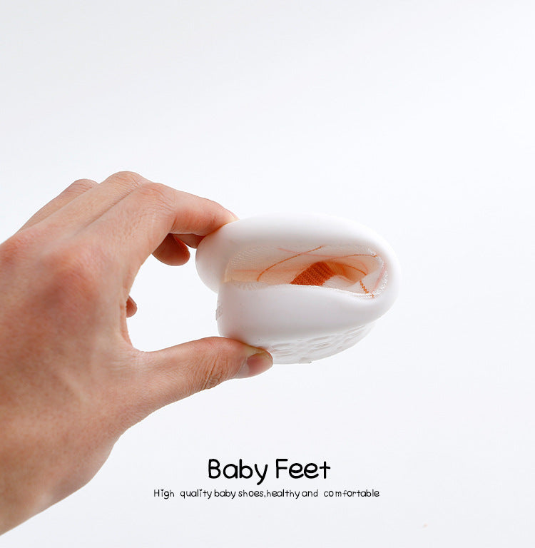 Factory goods ins Korean version of spring and summer leopard print children's indoor shoes wear-resistant non-slip baby socks shoes baby toddler shoes