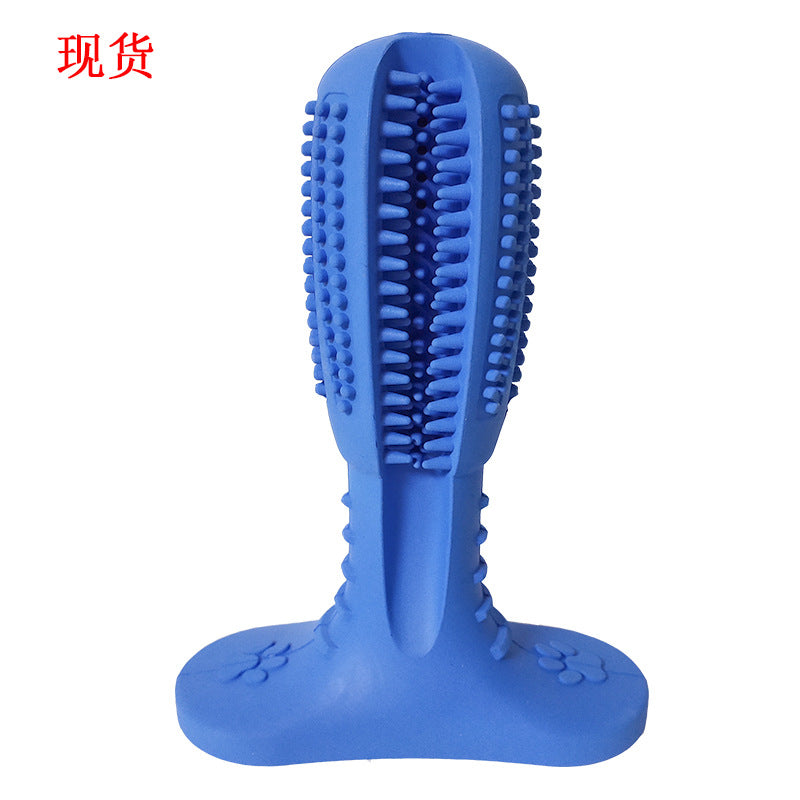Amazon hot sale hot sale dog toothbrush dog supplies molar rod pet rubber molar tooth cleaning toy