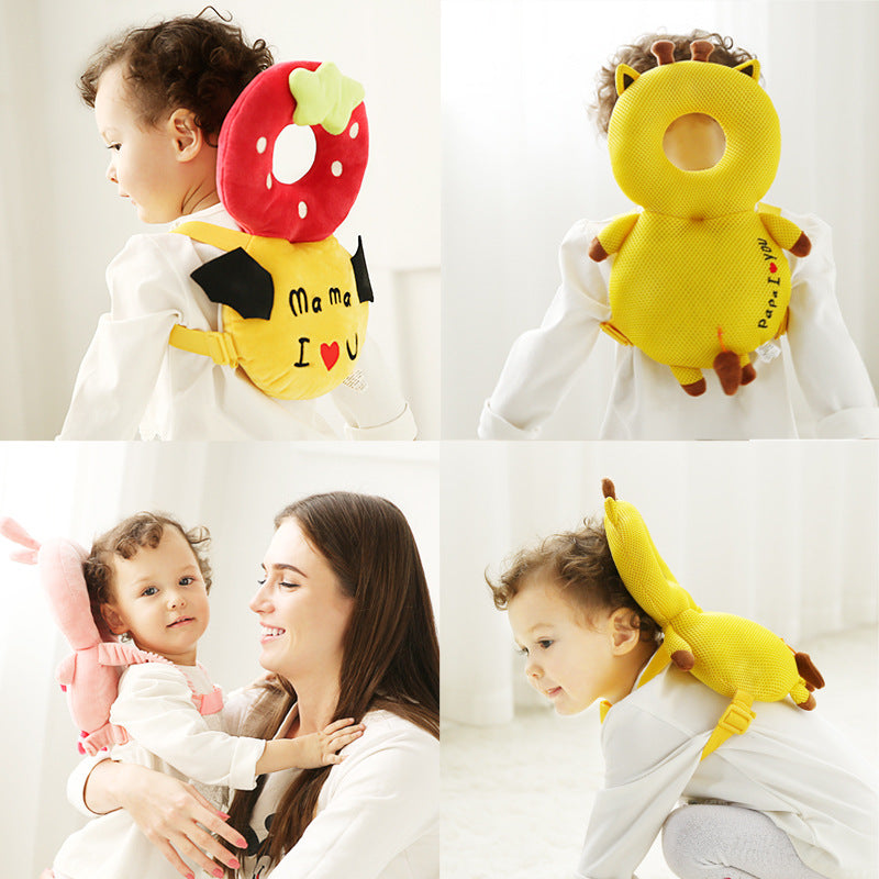 Headrest child safety protection baby head protection pad anti-fall cap baby toddler anti-fall pillow helmet headrest