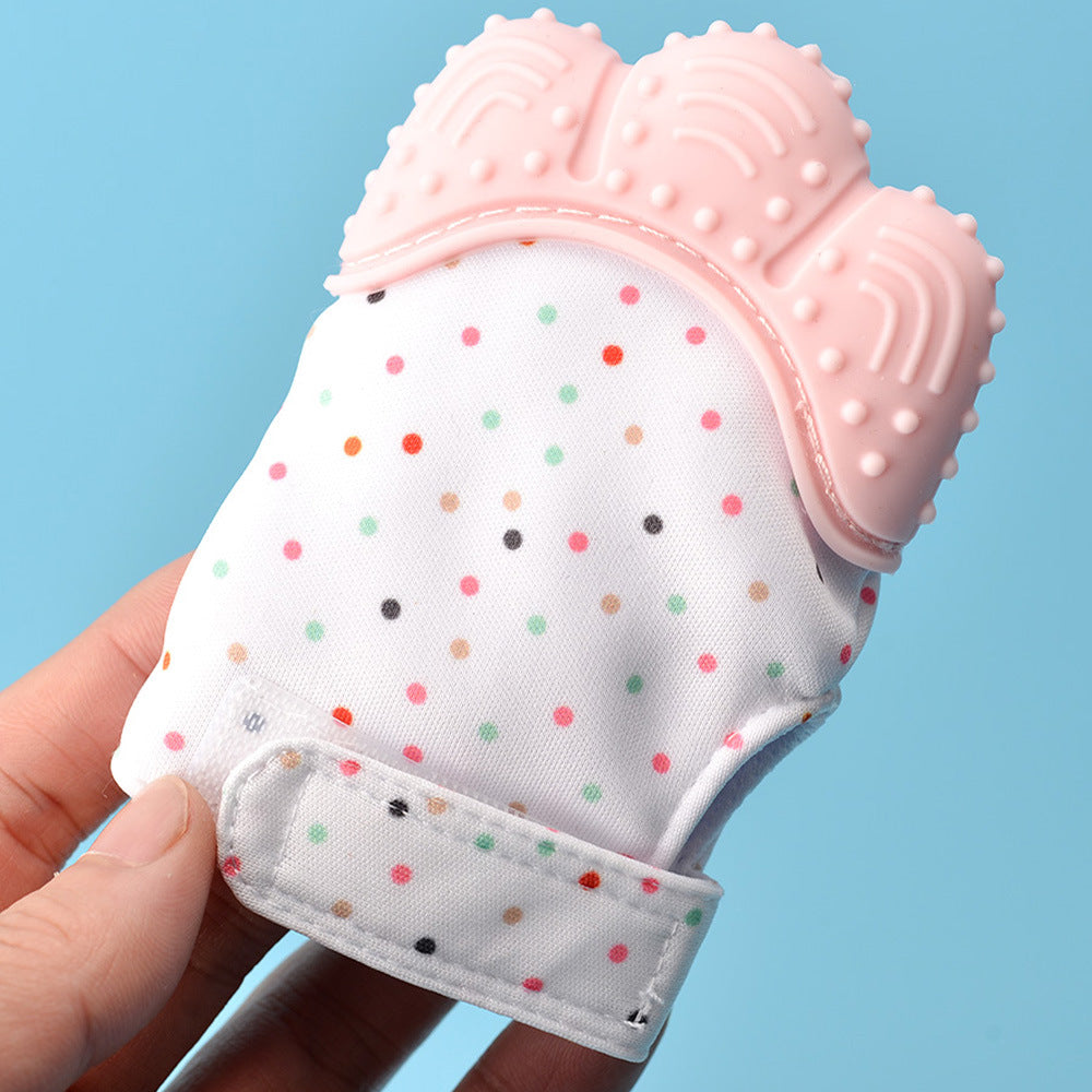 Baby Molar Gloves Silicone Baby Teether Gloves Newborn Anti-eating Hand Molar Gloves Baby Molar Toys