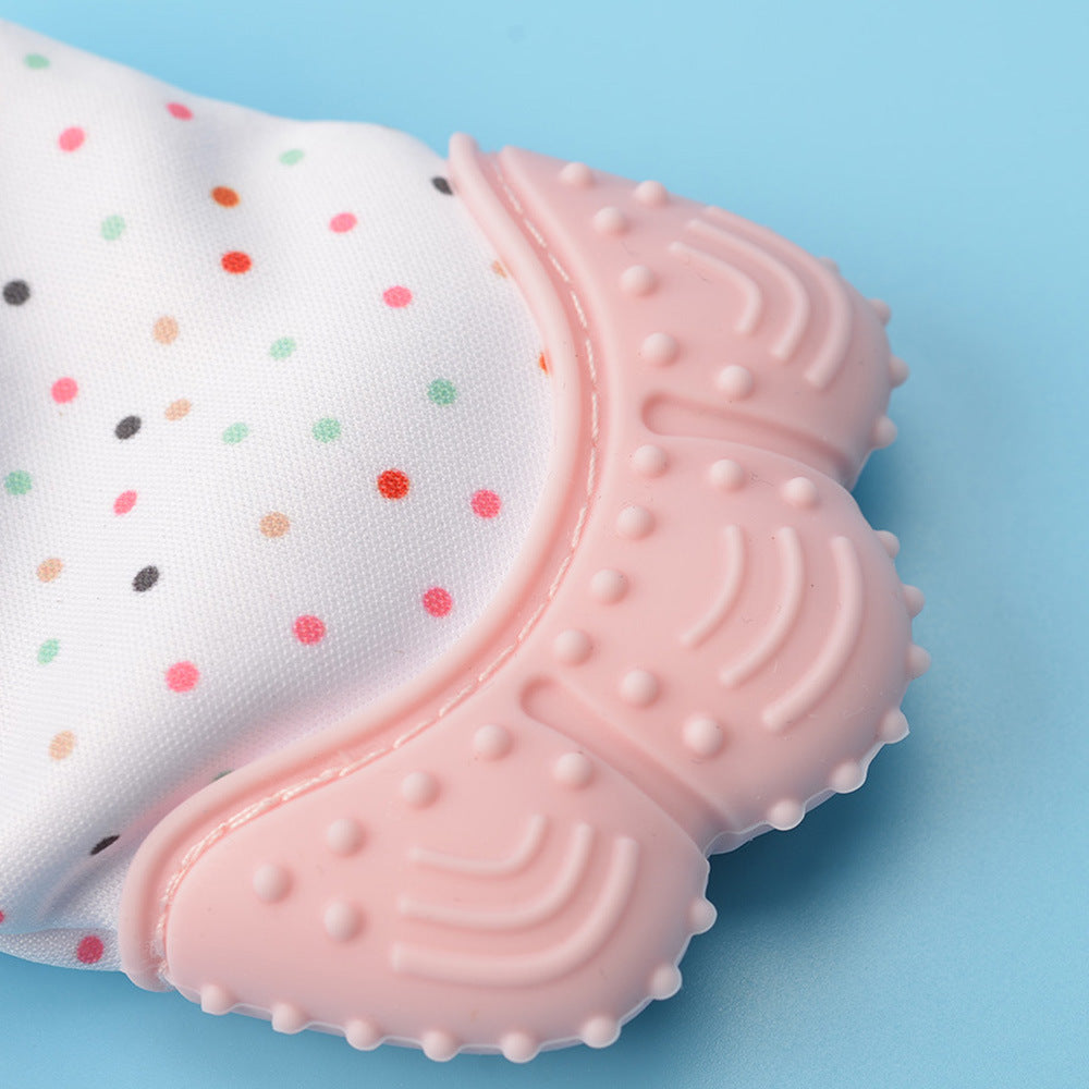 Baby Molar Gloves Silicone Baby Teether Gloves Newborn Anti-eating Hand Molar Gloves Baby Molar Toys