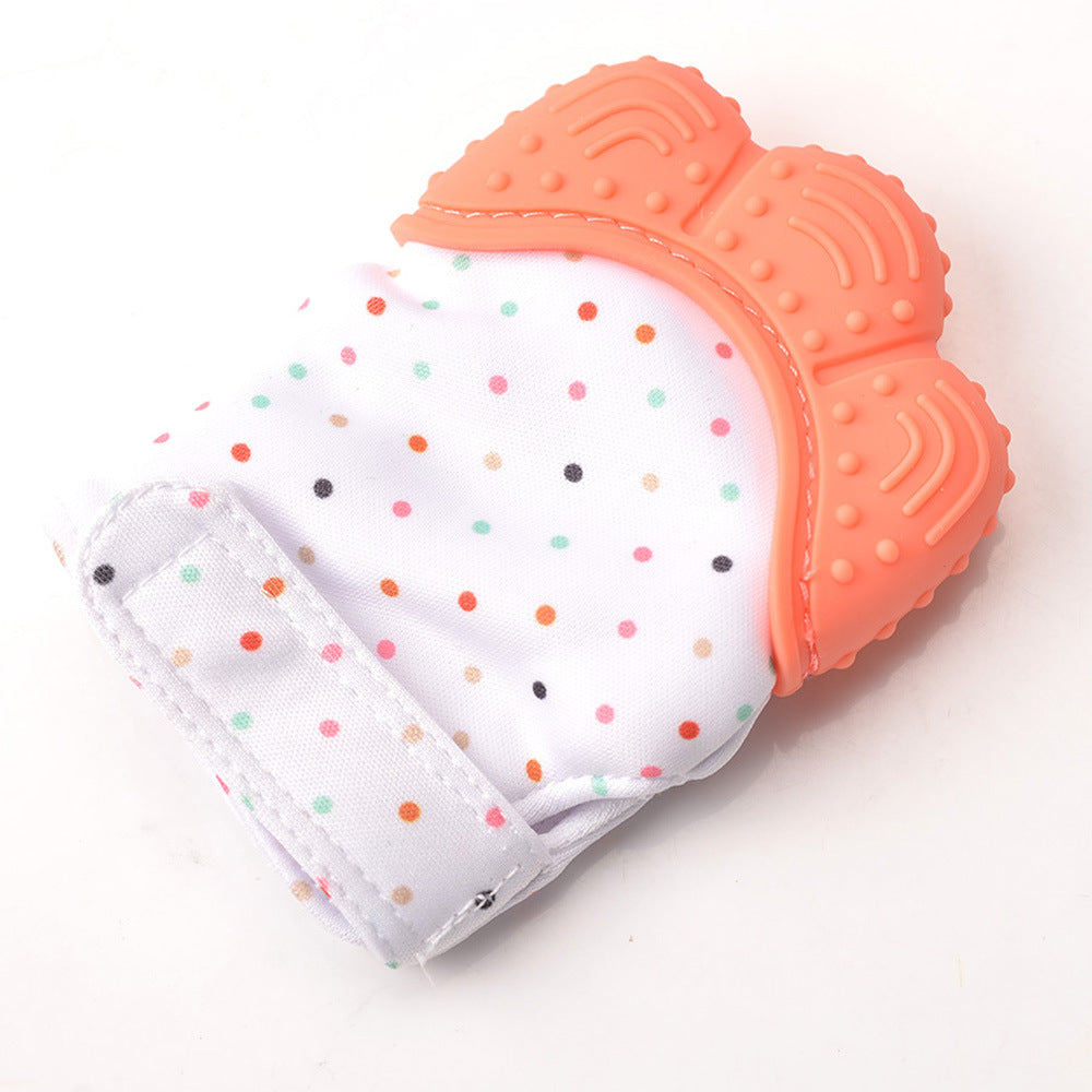Baby Molar Gloves Silicone Baby Teether Gloves Newborn Anti-eating Hand Molar Gloves Baby Molar Toys