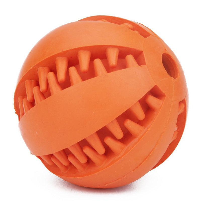 Pet Missing Ball Dog Toy Ball Elastic Rubber Mint Ball Feeding Ball Anti-Bite Educational Toys Wholesale Manufacturers