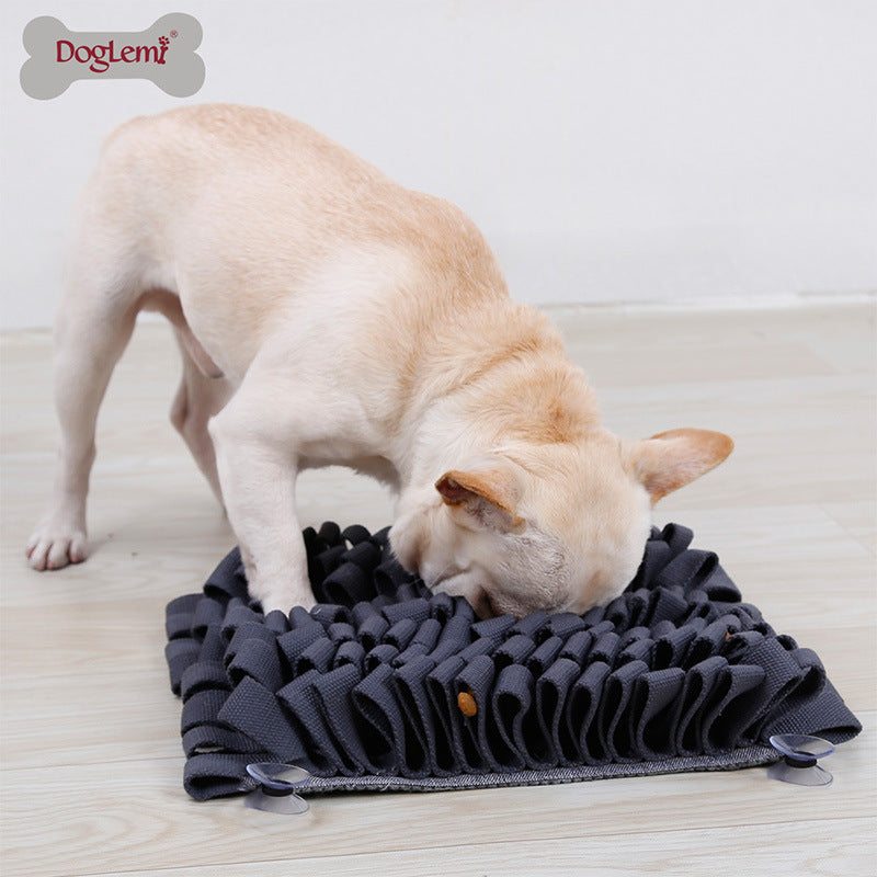 New bite-resistant dog sniffing pad upgraded version of cotton belt pet sniffing blanket cat and dog training slow food bowl educational toy