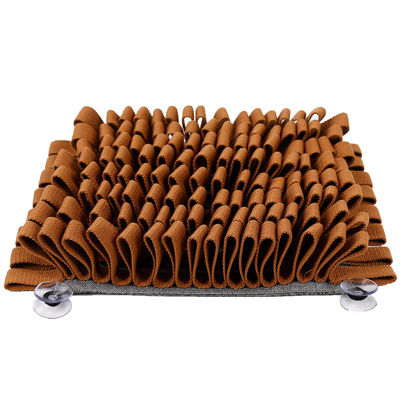 New bite-resistant dog sniffing pad upgraded version of cotton belt pet sniffing blanket cat and dog training slow food bowl educational toy