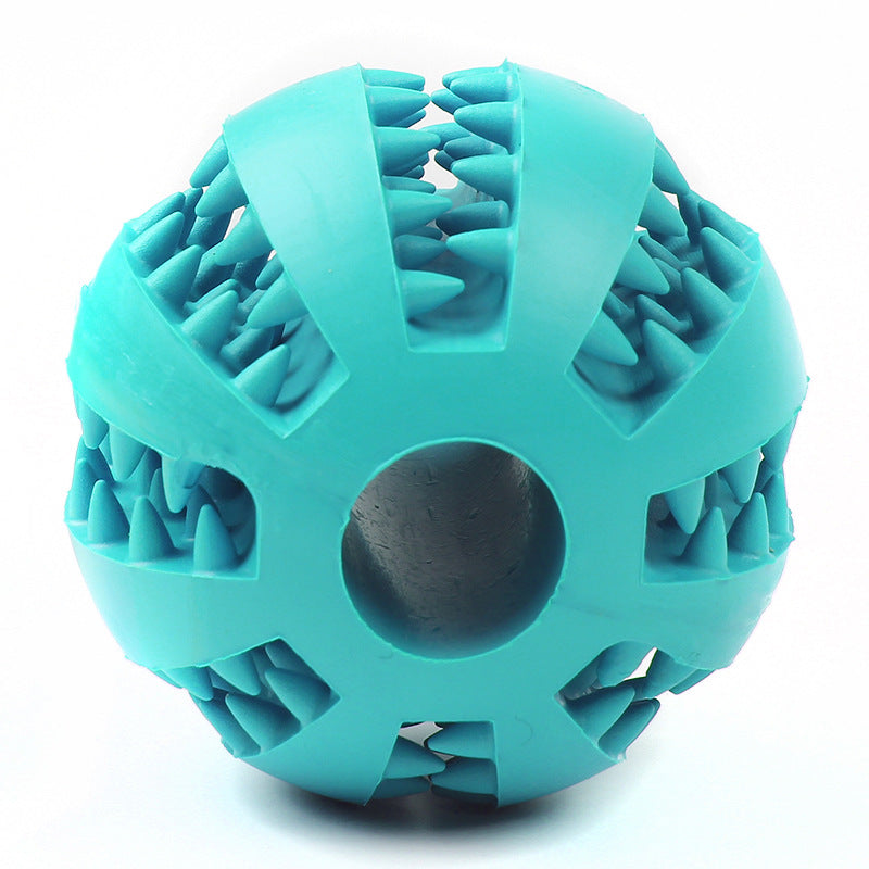 Pet Missing Ball Dog Toy Ball Elastic Rubber Mint Ball Feeding Ball Anti-Bite Educational Toys Wholesale Manufacturers