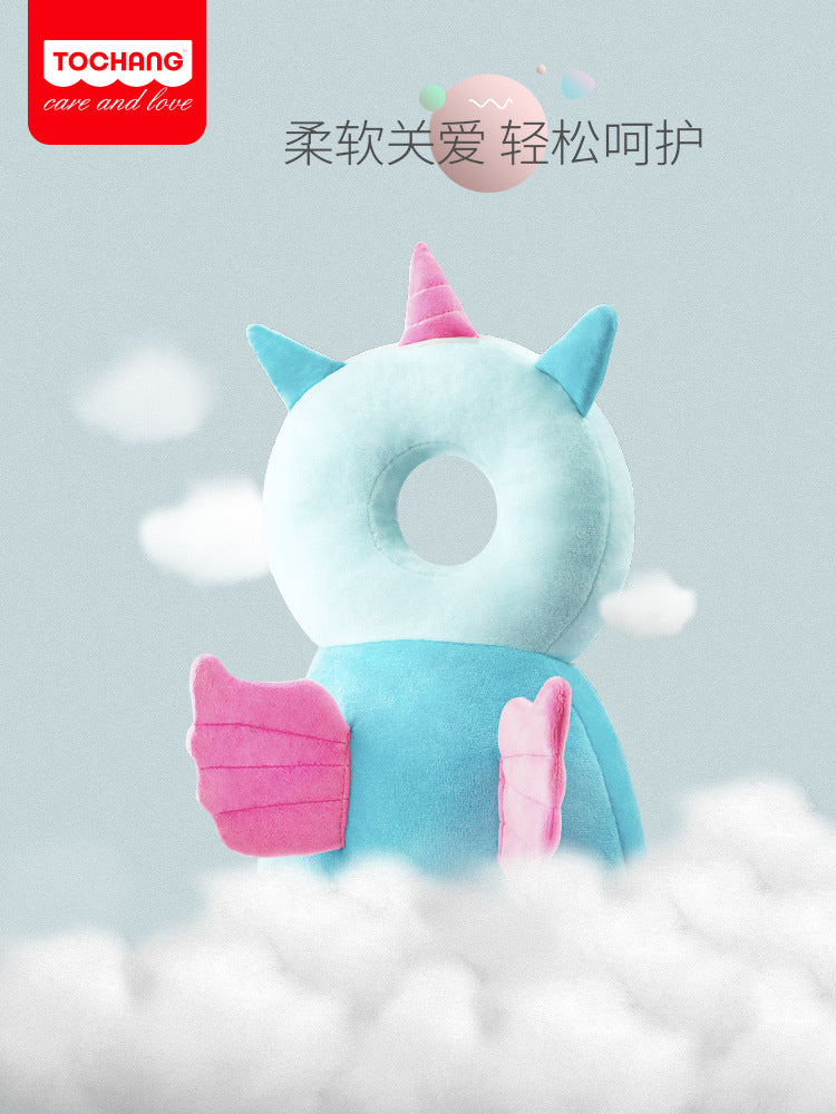 Baby anti-fall head protection cushion, baby toddler, child head pillow artifact