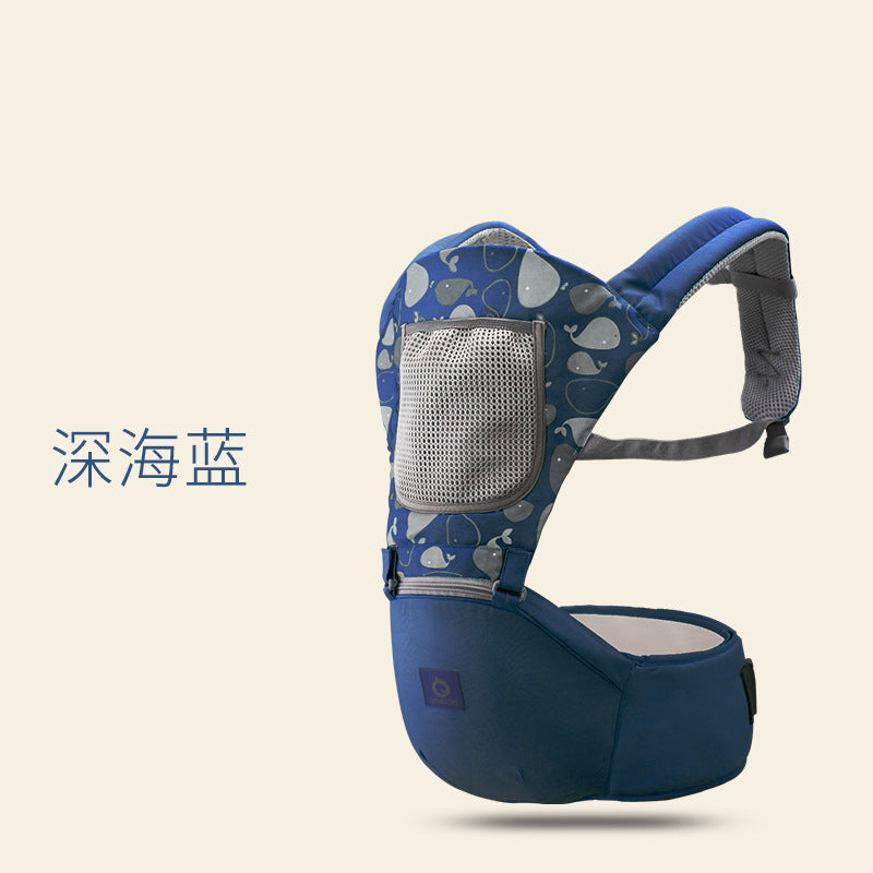 Aierbao double shoulder baby carrier four seasons multifunctional breathable baby carrier baby waist stool factory outlet