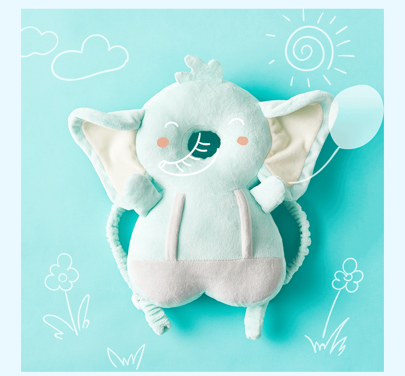 Baby toddler head pillow baby learning to walk anti-fall pillow breathable head protection pad new strap series wholesale