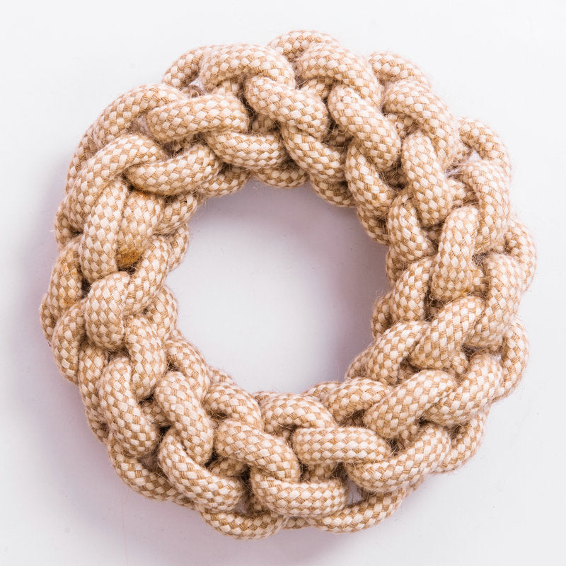 Amazon hot selling pet toy ball cross-border toy decompression toy set cotton and linen dog manufacturer wholesale