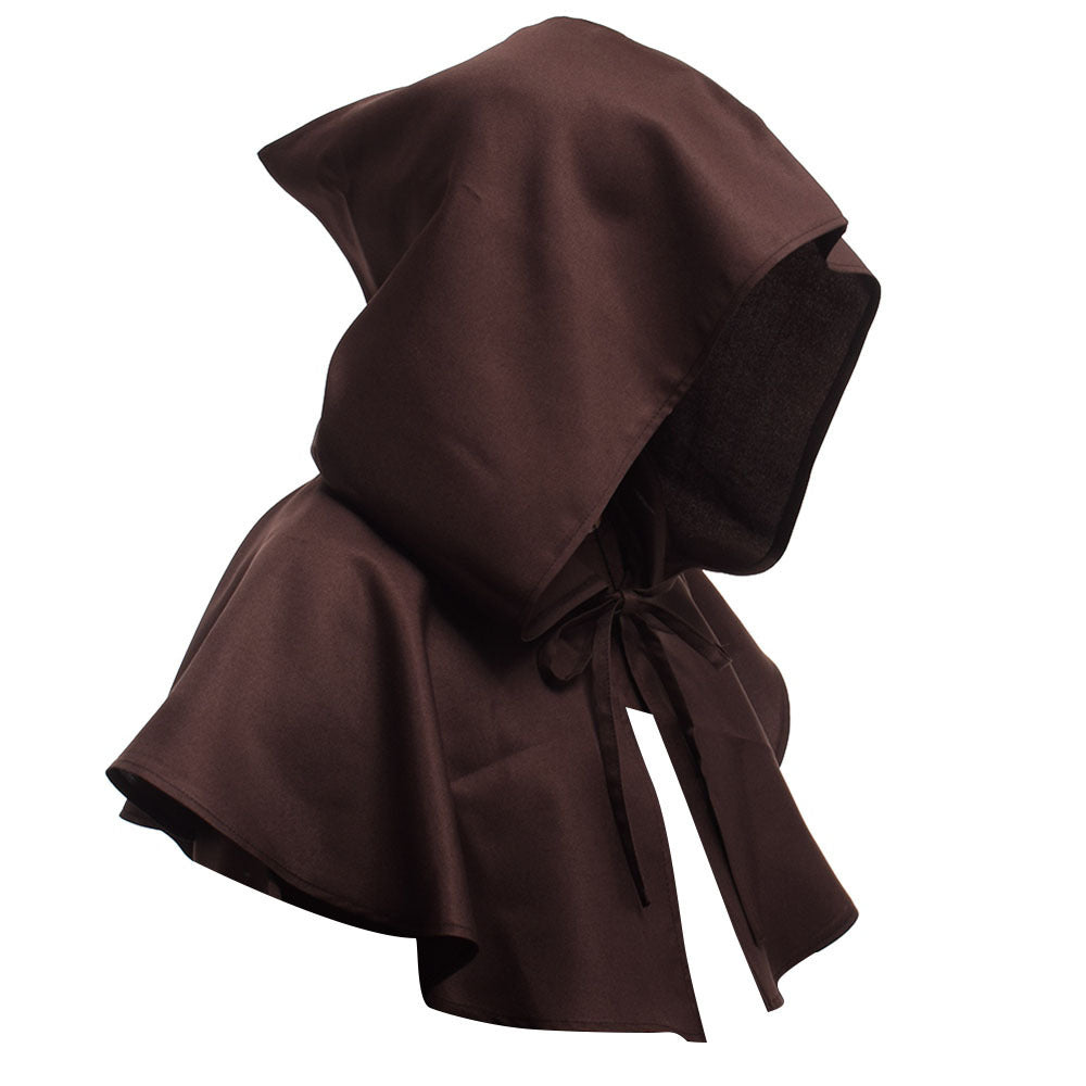 Medieval foreign trade explosions Halloween costume Death cloak Medieval hat cloak adult spot