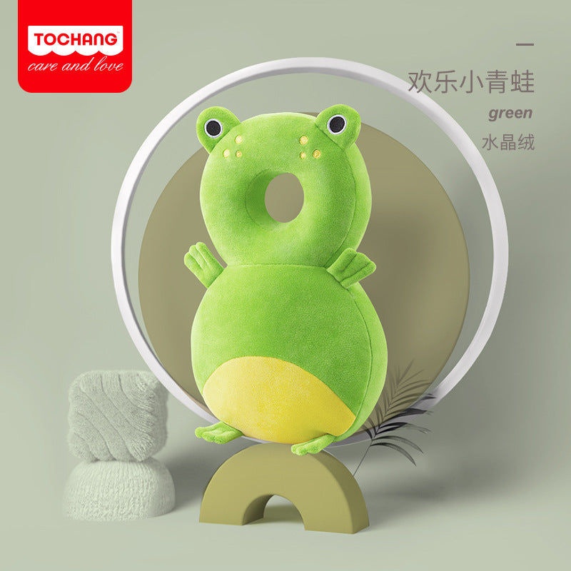 Baby headrest spring and autumn breathable plush headrest anti-fall baby protection pad toddler cap wholesale