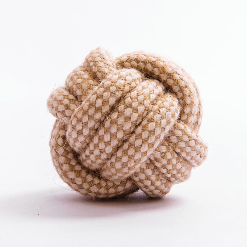 Amazon hot selling pet toy ball cross-border toy decompression toy set cotton and linen dog manufacturer wholesale