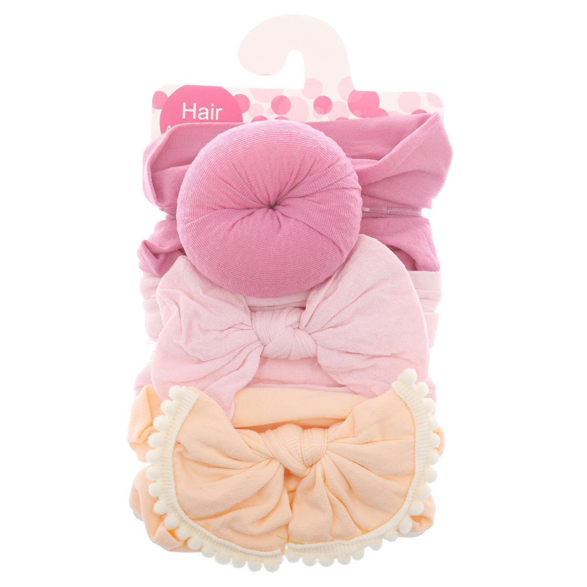 Foreign trade hot selling children's hair band baby ball bow soft elastic nylon headband head ornament baby hair accessories