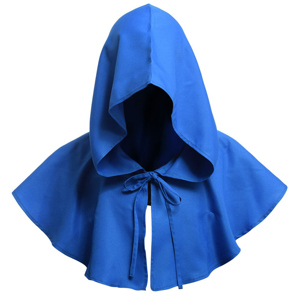 Medieval foreign trade explosions Halloween costume Death cloak Medieval hat cloak adult spot