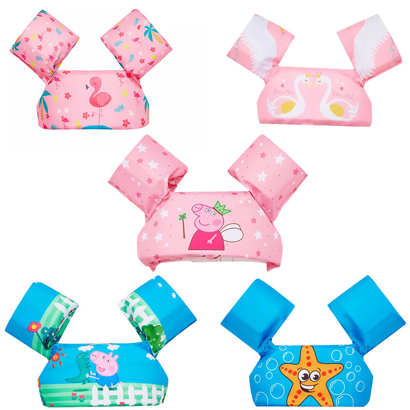 Children's swimming arm ring 2-6 years old baby learning swimming equipment floating ring water sleeve buoyancy vest life jacket