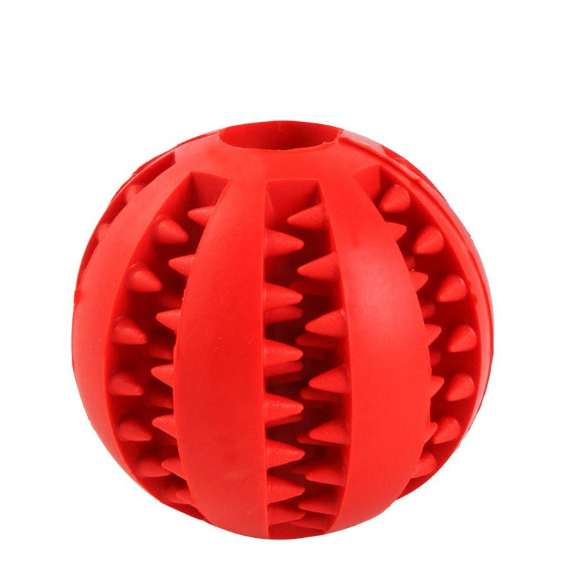 Pet Missing Ball Dog Toy Ball Elastic Rubber Mint Ball Feeding Ball Anti-Bite Educational Toys Wholesale Manufacturers