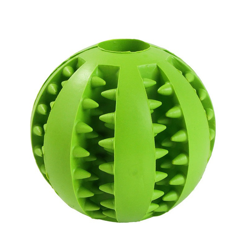 Pet Missing Ball Dog Toy Ball Elastic Rubber Mint Ball Feeding Ball Anti-Bite Educational Toys Wholesale Manufacturers