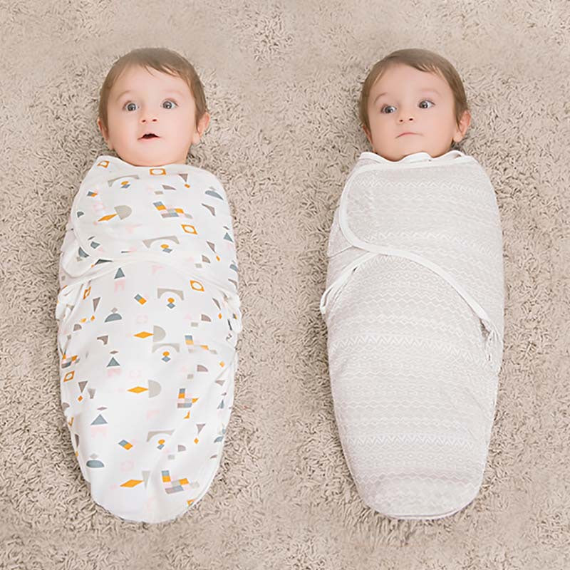 Manufacturers wholesale baby blanket soft baby swaddle baby blanket swaddle sleeping spring and summer bag anti-startle blanket