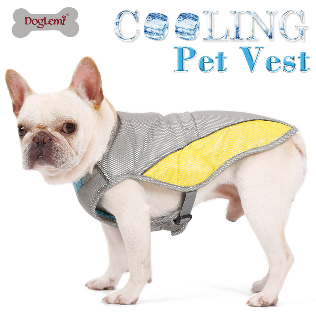 Pet cool clothes summer go out dog clothes heatstroke prevention and cooling clothes dog cold vest summer breathable clothes