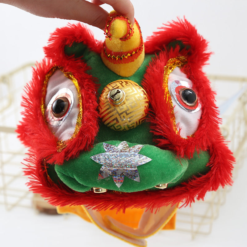 Net celebrity vibrato with the same style of dog lion dance costume festive costume pet funny and funny transformed into lion head clothes