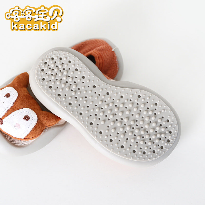 Non-slip children's soft-soled shoes, baby indoor shoes, outdoor rubber-soled children's shoes, Kacakid doll toddler shoes