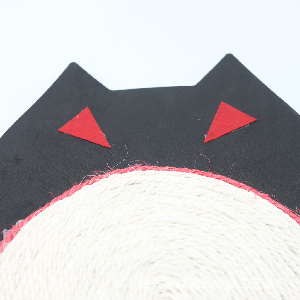 Creative sisal mat cat scratching board cat claw toy carpet sleeping mat Halloween bat pet supplies