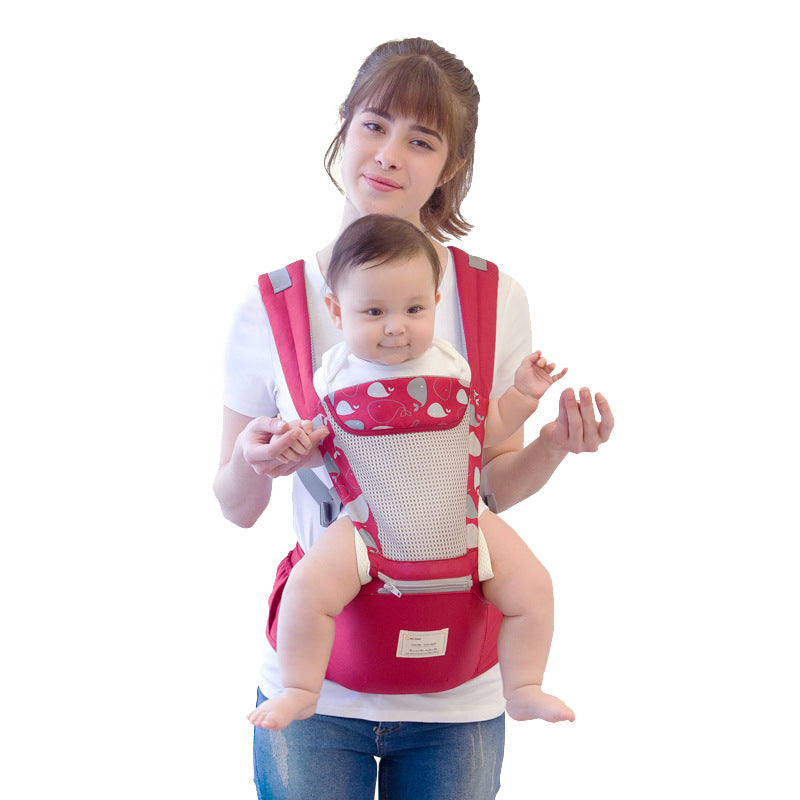 Cross-border Amazon multifunctional cotton baby waist stool baby carrier four seasons breathable baby waist stool baby carrier