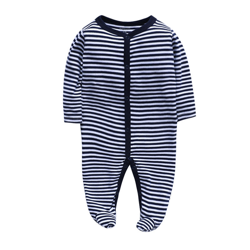 Manufacturers wholesale baby jumpsuits with feet and rompers for newborns jumpsuits with farts romper spring and autumn pajamas baby clothes