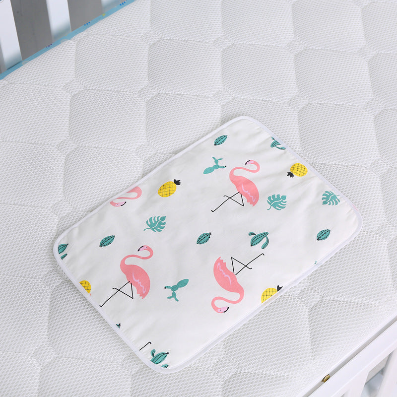 Baby diaper pad waterproof washable pure cotton oversized kindergarten baby breathable children overnight pad sheet mattress