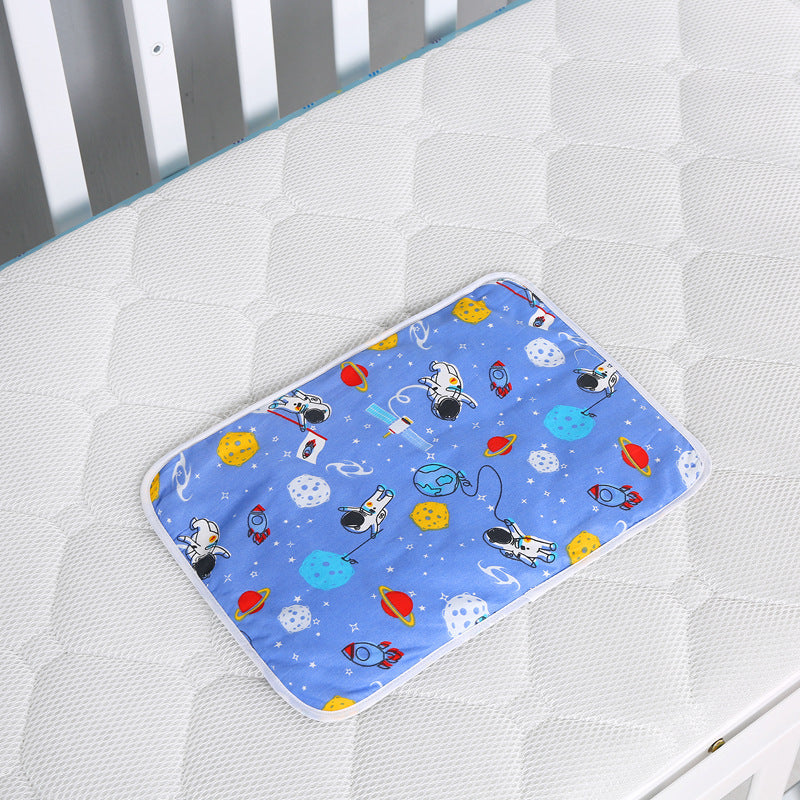 Baby diaper pad waterproof washable pure cotton oversized kindergarten baby breathable children overnight pad sheet mattress