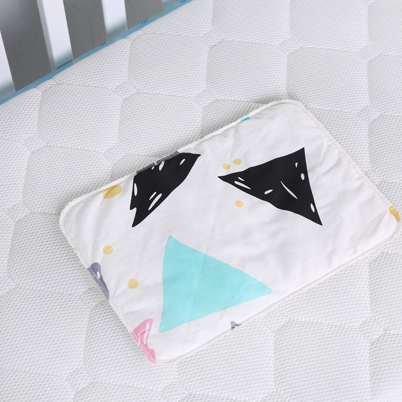 Baby diaper pad waterproof washable pure cotton oversized kindergarten baby breathable children overnight pad sheet mattress