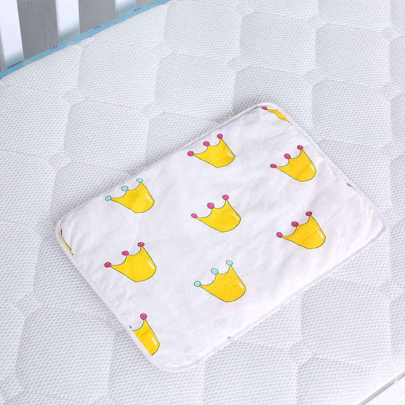 Baby diaper pad waterproof washable pure cotton oversized kindergarten baby breathable children overnight pad sheet mattress