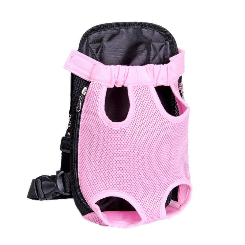 Pet Bag Cat Dog Backpack Breathable Pet Backpack Pet Chest Bag Pet Going Portable Mesh Backpack
