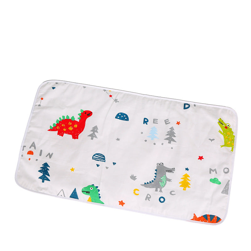 Baby diaper pad waterproof washable pure cotton oversized kindergarten baby breathable children overnight pad sheet mattress
