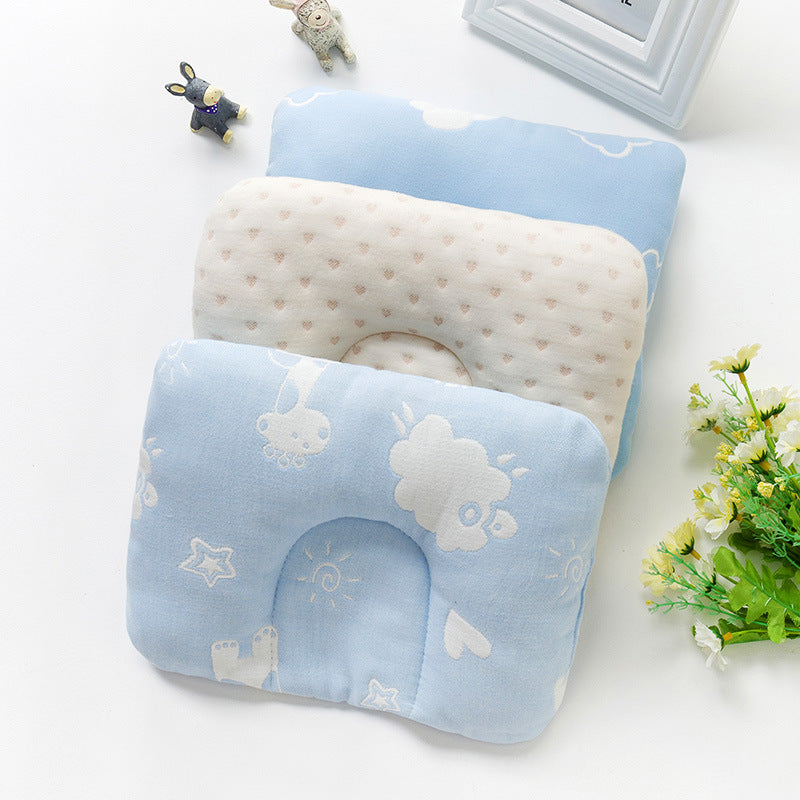 Baby pillow 0-6 months baby special shaping pillow U-shaped breathable round baby pillow newborn children pillow cross-border