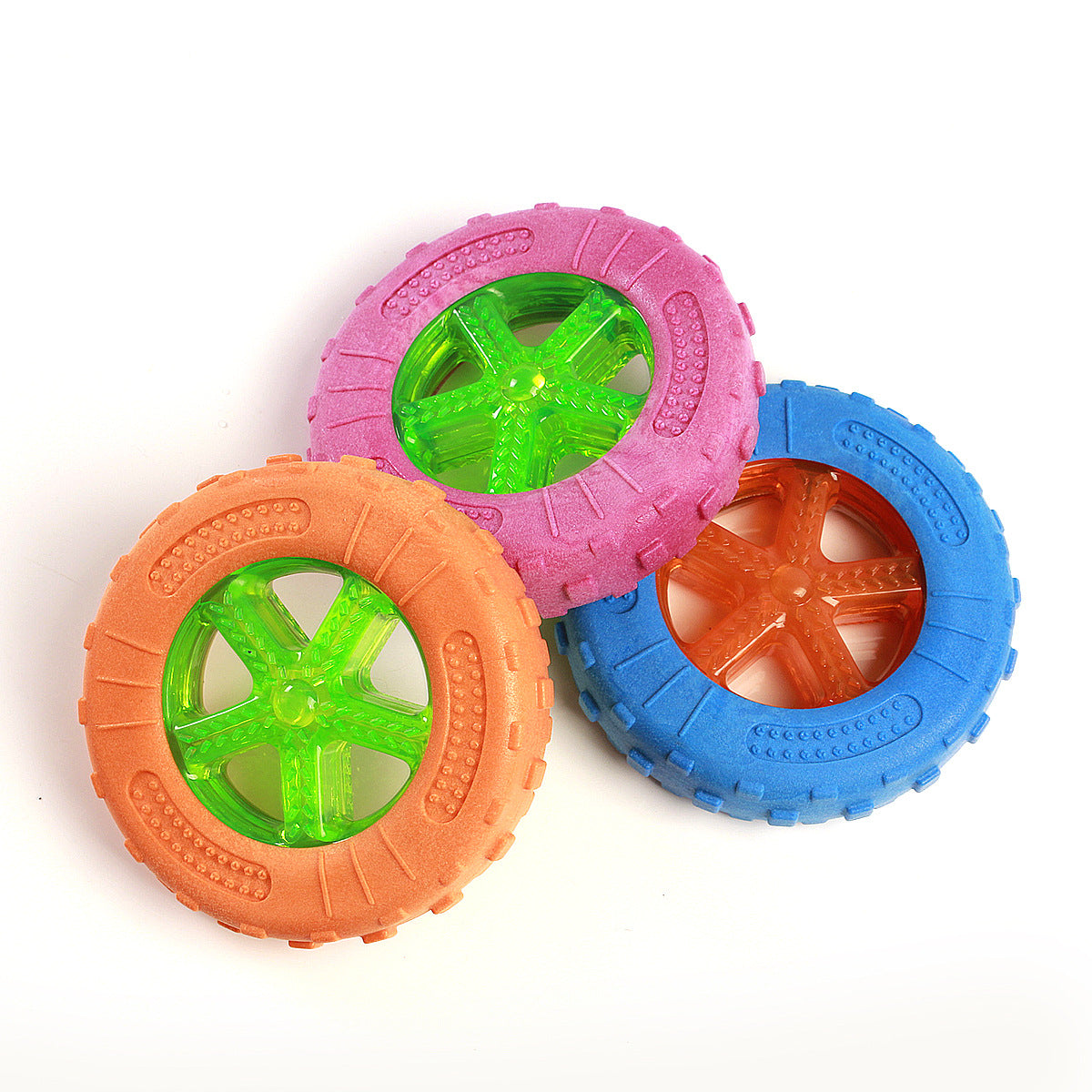 Floating bite dog training dog with pet ball dog throwing frisbee interactive large and small dog toy