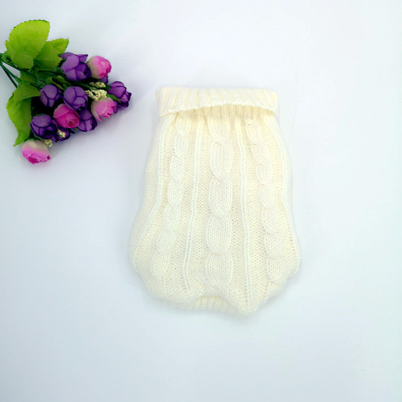 Manufacturers wholesale thickened autumn and winter pet sweaters to keep warm small cat and dog sweaters Teddy pet clothing dog clothes