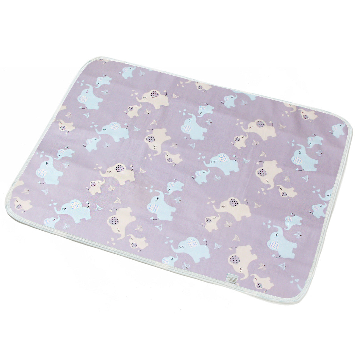 Newborn baby stroller three-layer diaper pad baby cartoon cotton breathable waterproof pad anti-slip pet pad 35*45cm