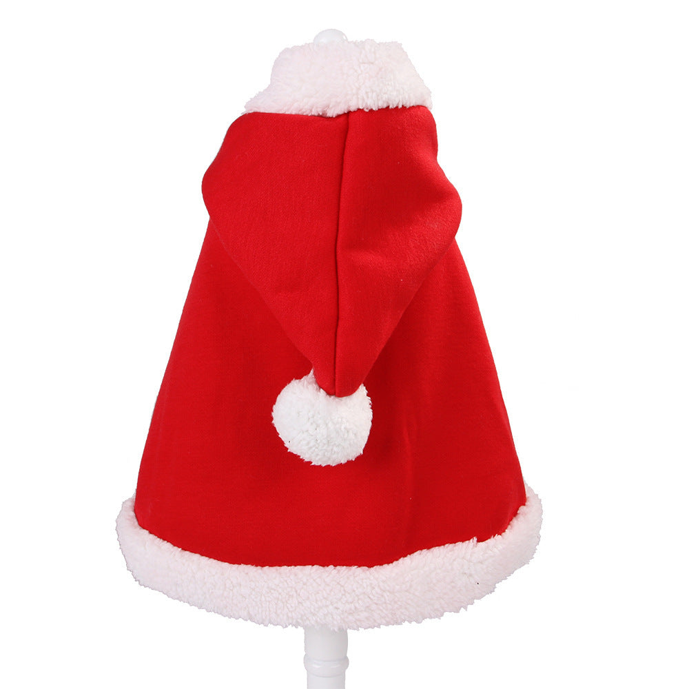Amazon Creative Pet Clothes New Product Christmas Transformation Funny Cat Clothes Cloak Manufactor Direct Sales